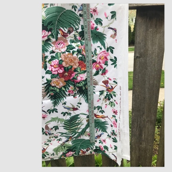 NEW UNUSED Brunschwig & Fils Fabric Guadeloupe 3 yds / 9 feet BRAND Chintz 1985 - Picture 11 of 11